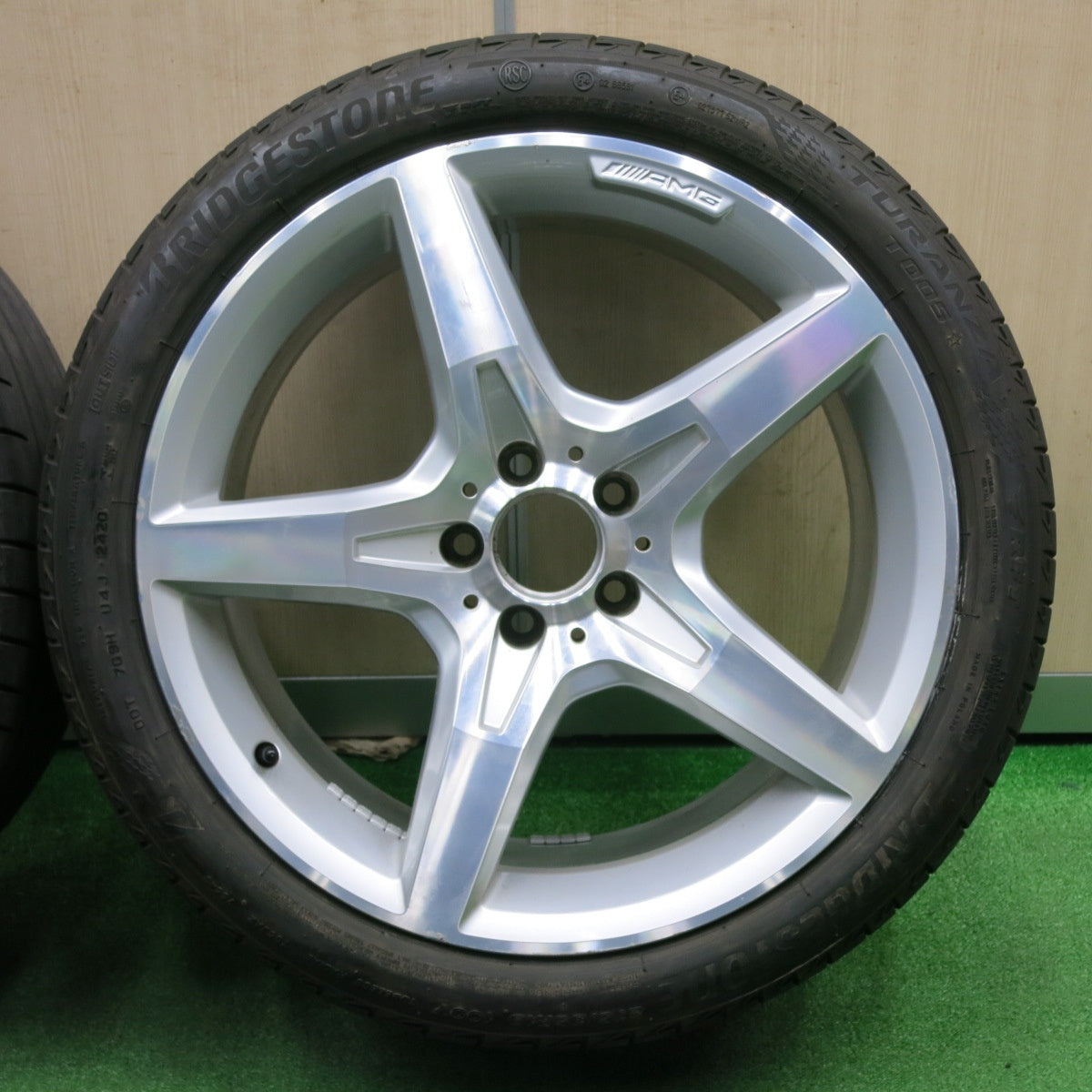 [送料無料] 4本価格！20年★ベンツ SLクラス R231 純正 AMG 245/40R19 275/35R19 ブリヂストン トランザ T005 19インチ PCD112/5H★4103001NJノ
