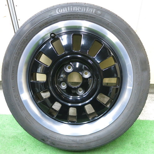 1本価格★ワーゲン UP! アップ 純正 185/50R16 コンチネンタル コンチプレミアム コンタクト2 16インチ PCD100/4H★5080601ナノ