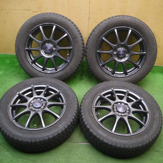 バリ溝！21年！キレイ！9分★スタッドレス 165/65R15 グッドイヤー アイスナビ8 VELVA CHARGE ヴェルヴァ 15インチ ソリオ ハスラー 等 PCD100/4H★5030502Hス