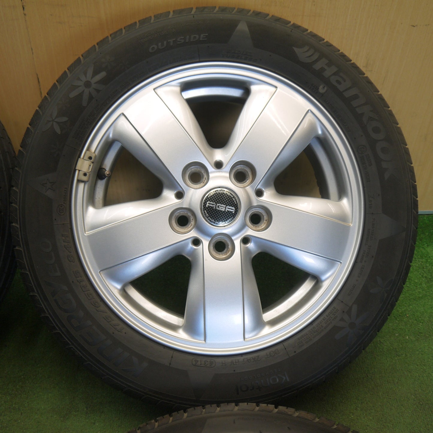 4本価格★MINI ミニ クーパー F56 純正 ヘリ スポーク 492 175/65R15 ハンコック キナジー エコ 15インチ PCD112/5H★6053105KKノ