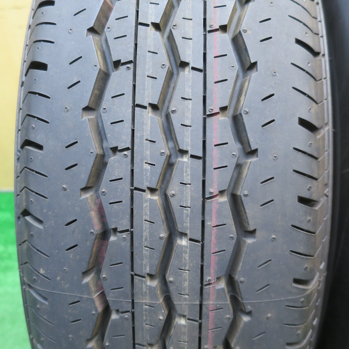 新車外し！25年★トヨタ ハイエース 純正 スチール 195/80R15 107/105S ブリヂストン エコピア RD613 15インチ PCD139.7/6H★5121809NJノ