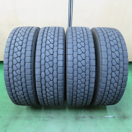 [送料無料] バリ溝！24年！9分★トラック タイヤ 245/70R19.5 136/134J ブリヂストン エコピア M801Ⅱ ミックス オールシーズン 19.5インチ★5012108イスタ