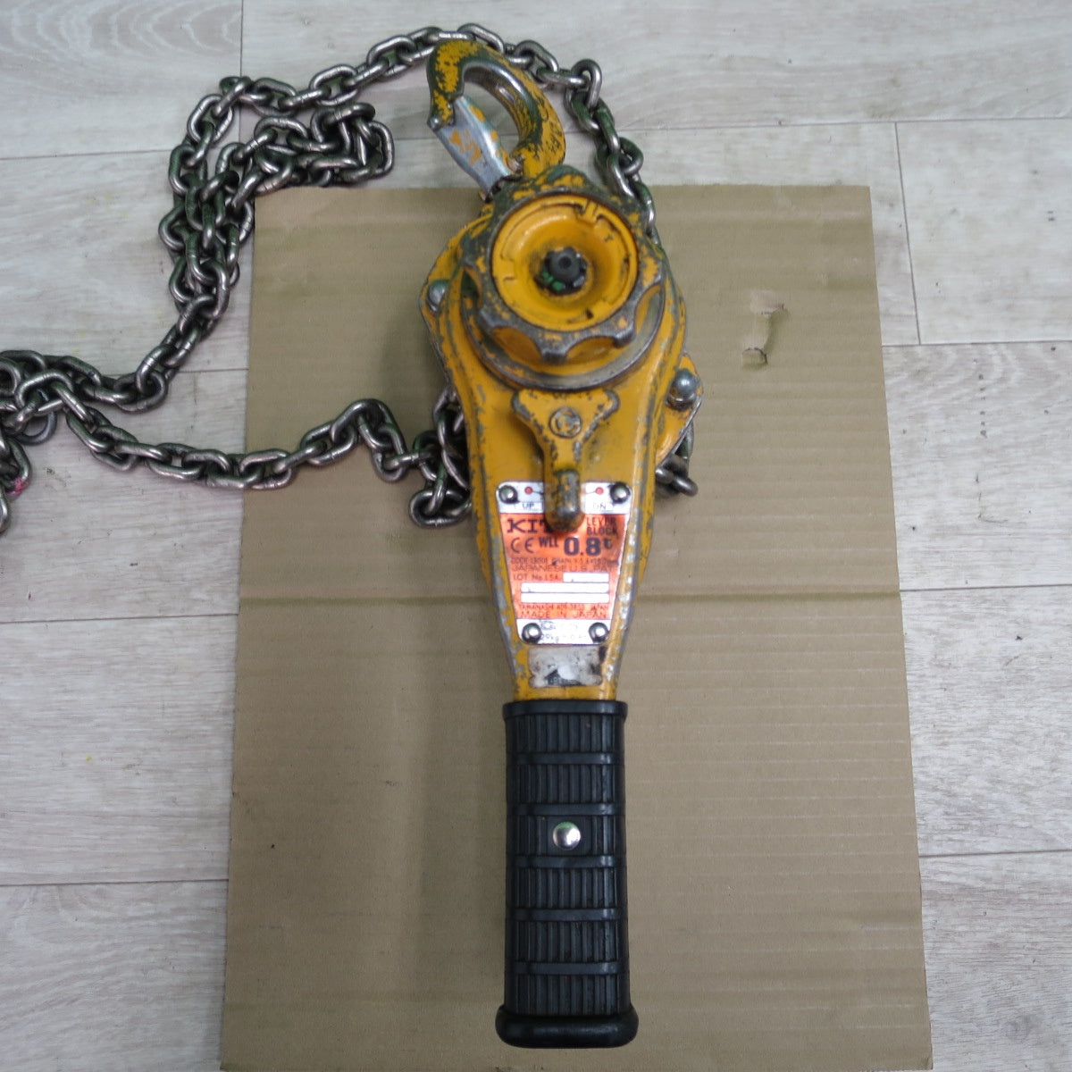 [送料無料] ☆KITO キトー レバーブロック 0.8ton L5A LB008 V-5.6×15.7mm 工具 荷締め機 荷締機☆