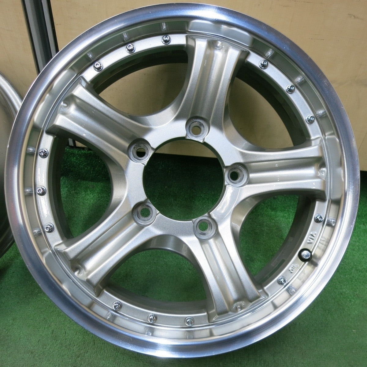 キレイ★ジムニー等 レアマイスター ROAD SPOKE VR 16インチ ホイール 16×5.5JJ Lehrmeister ロードスポーク PCD139.7/5H★5030704SYホ