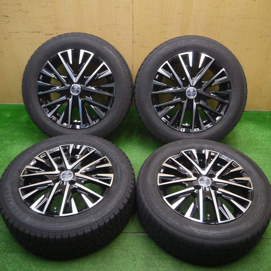 バリ溝！23年！キレイ！9分★SMACK レジーナ ENKEI AME 共豊 175/65R15 スタッドレス グッドイヤー アイスナビ7 スマック PCD100/4H★4112501Hス