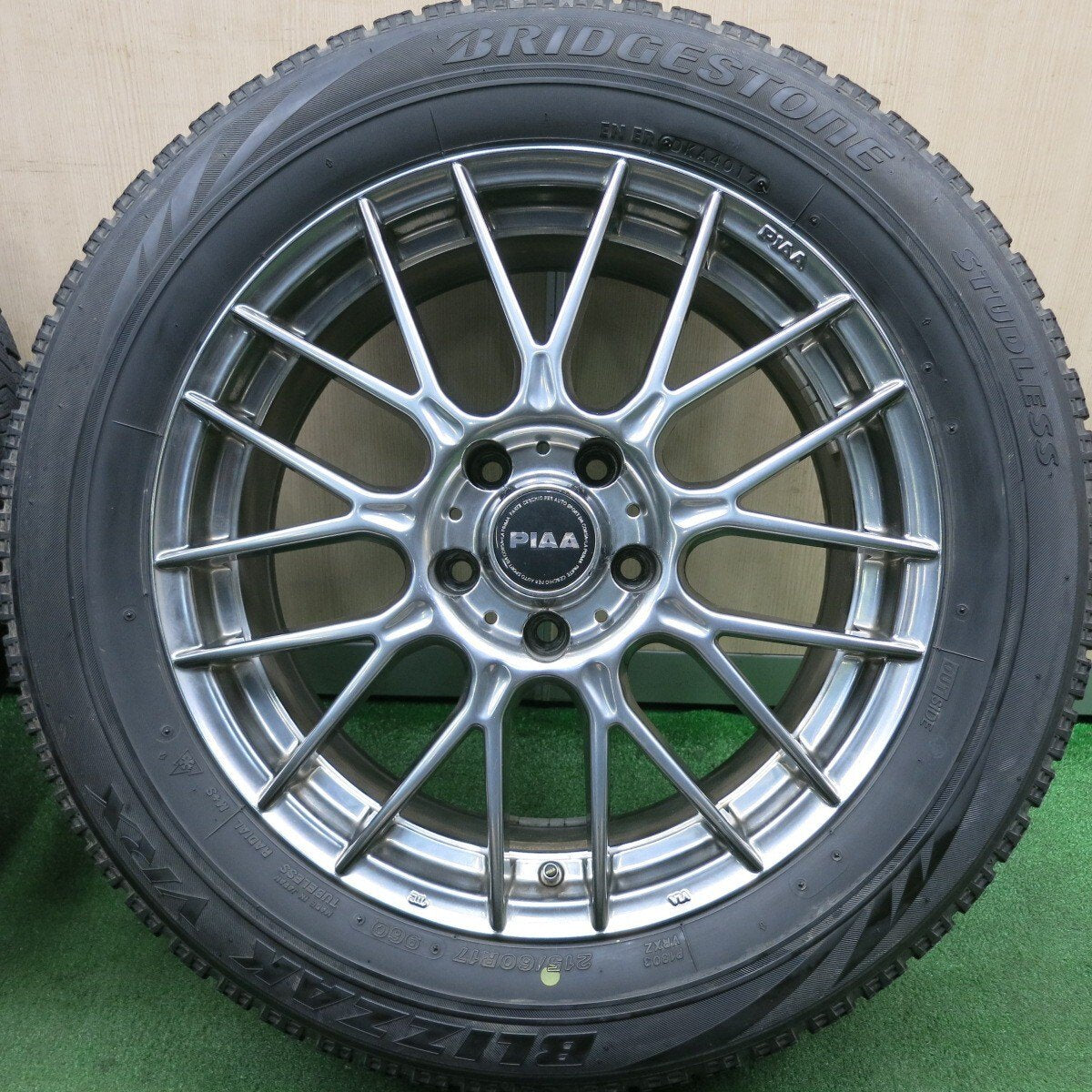 4本価格★PIAA SPORT SOFFY 215/60R17 スタッドレス ブリヂストン ブリザック VRX 17インチ ピア PCD114.3/5H★4051306HAス