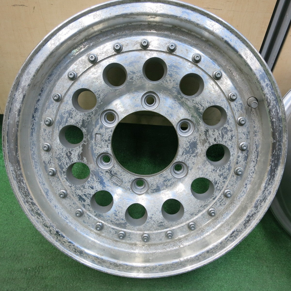 [送料無料] 4本価格★レンコン ホイール 15インチ 社外 アルミ ホイール 15×6J PCD139.7/6H★4110804SYホ