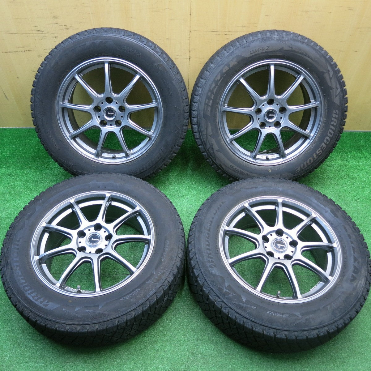 4本価格★スタッドレス G.Speed 225/65R17 ブリヂストン ブリザック DM-V2 Gスピード 17インチ PCD114.3/5H★5110616HAス