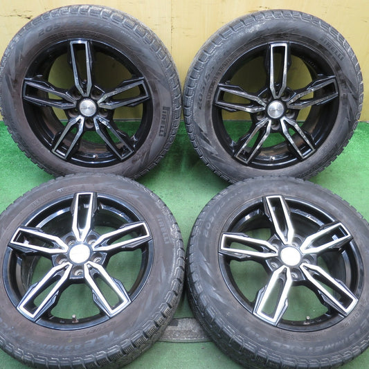 4本価格★プジョー 308 等 EUROTECH GAYA ELISI 205/55R16 スタッドレス ピレリ アイスアシンメトリコ プラス ガヤ エリージ 16インチ PCD108/5H★5072901NJス
