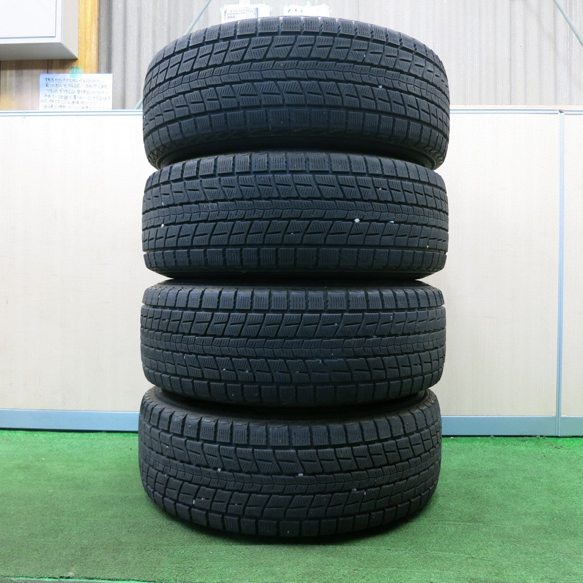*送料無料* バリ溝！キレイ！9.5分★スタッドレス KEELER 265/65R17 ダンロップ ウインターマックス SJ8 キーラー PCD139.7/6H★4031803NJス