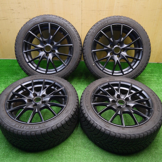 バリ溝！キレイ！9.5分★ベンツ 等 O・Z MSW ML512 225/45R17 スタッドレス ミシュラン X-ICE SNOW 17インチ OZ PCD112/5H★5102007Hス