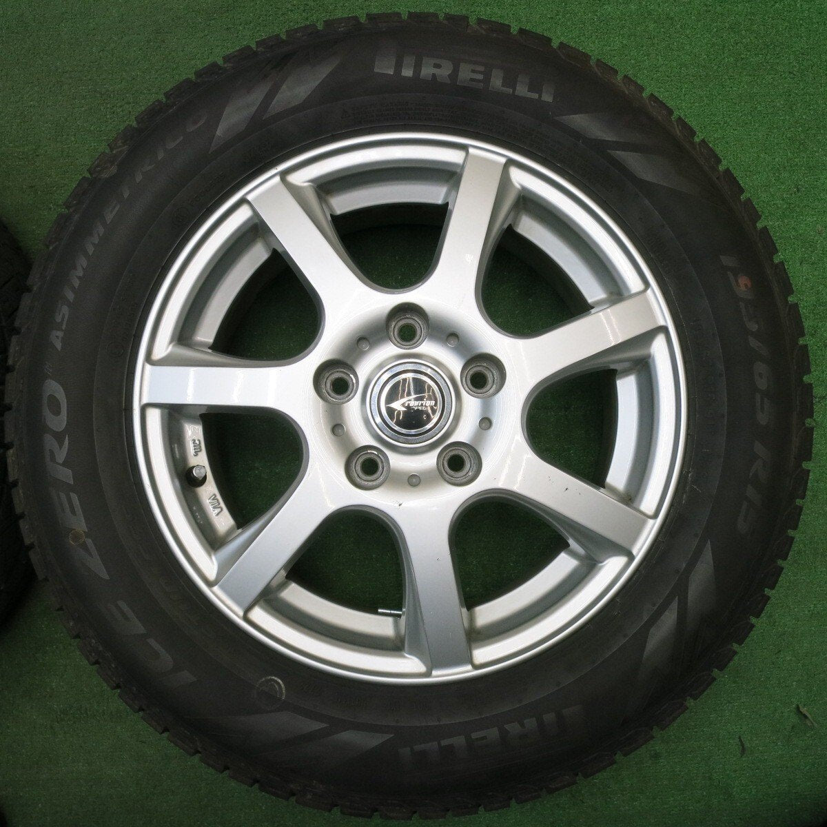 バリ溝！22年！9分★スタッドレス 195/65R15 ピレリ アイス ゼロ アシンメトリコ ravrion P3 ラブリオン 15インチ PCD114.3/5H★5032104NJス