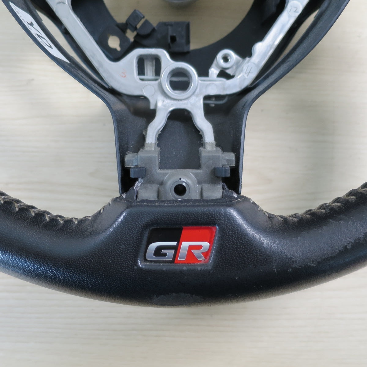 ♪トヨタ ZVW52 プリウス PHV GRスポーツ 純正 ステアリング ハンドル GS120-07000 カー パーツ♪