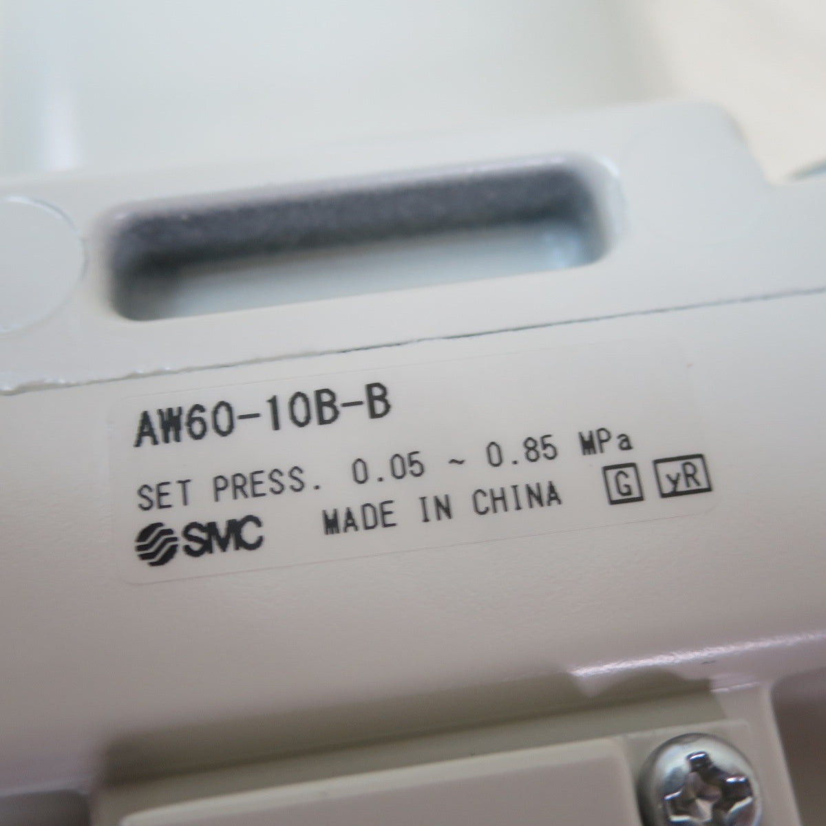 未使用☆SMC フィルタ レギュレーター AW60-10B-B ブラケットアセンブリ AW62P-270AS 交換部品 付 空圧 機器 工具☆ [送料無料]