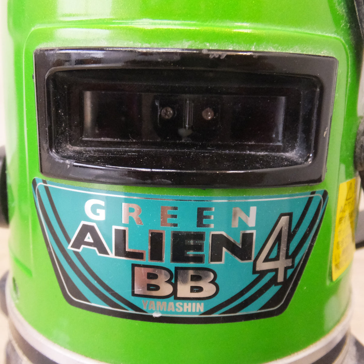 現状品★山真製鋸 YAMASHIN レーザー墨出し器 グリーンエイリアン GREEN ALIEN GA-04BB★