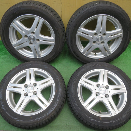 バリ溝！24年！9.5分★スタッドレス 155/65R14 ヨコハマ アイスガード iG60 DUFACT DF5 デュファクト 14インチ PCD100/4H★6051505NJス