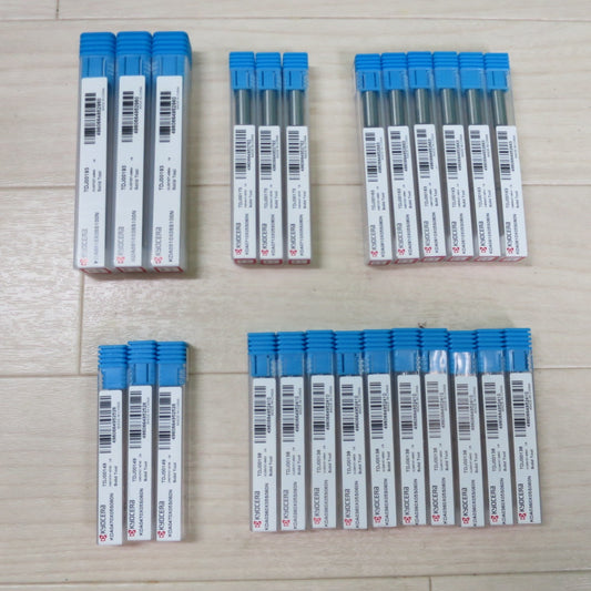 [送料無料] 未使用！25本まとめ売り☆京セラ ソリッド ドリル TDJ00193 Φ9.1 TDJ00173 Φ7.1 TDJ00163 Φ6.1 TDJ00149 Φ4.7 TDJ00138 Φ3.6 KYOCERA☆
