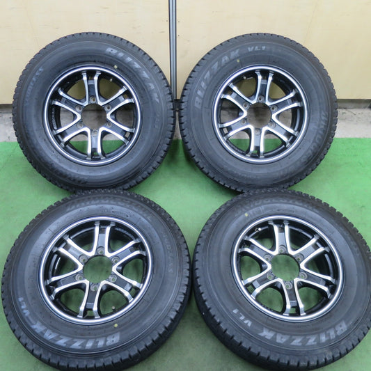 バリ溝！9分★KEELER FORCE 195/80R15 107/105L スタッドレス ブリヂストン ブリザック VL1 キーラー フォース 15インチ PCD139.7/6H★6022001TTス