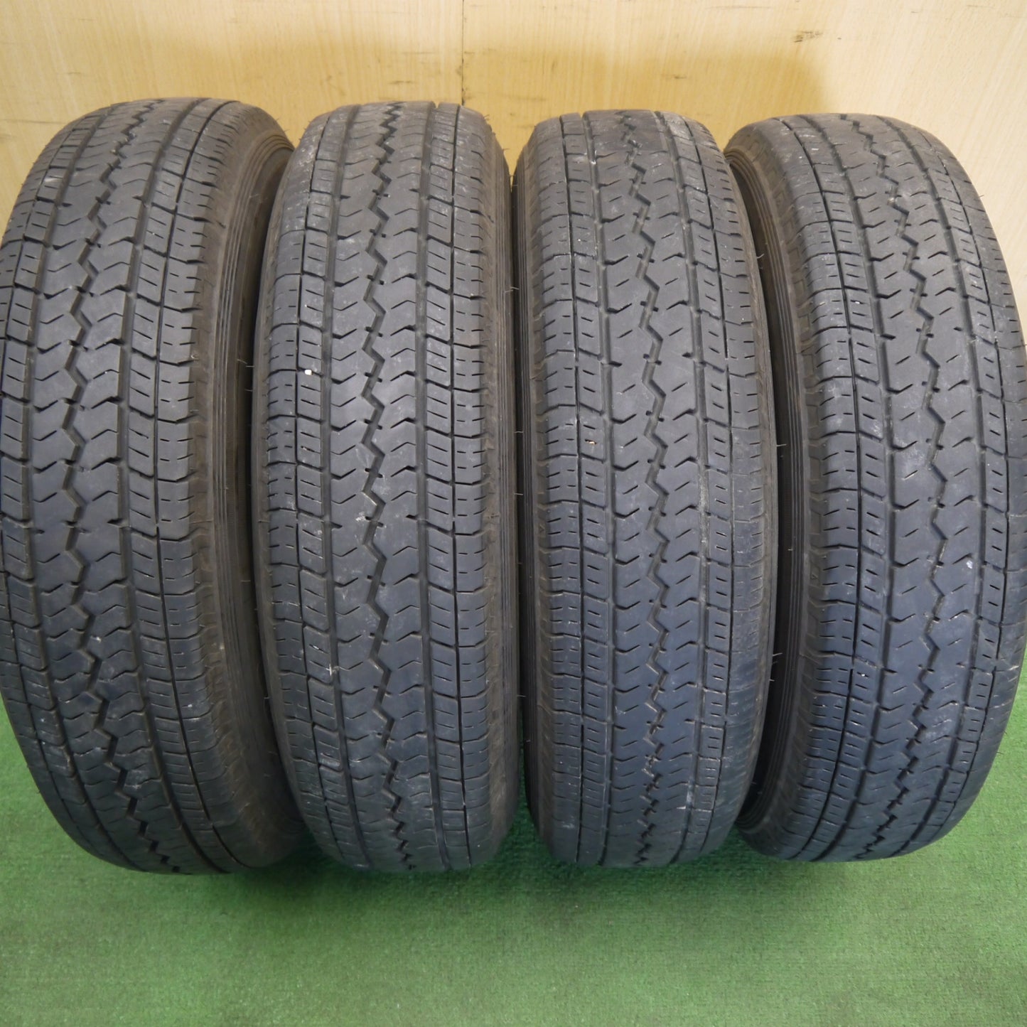 バリ溝！24年！キレイ！9分★トヨタ プロボックス サクシード 等 純正 スチール 155/80R14 88/86N トーヨー V-02e 14インチ PCD100/4H★6041302Hノ