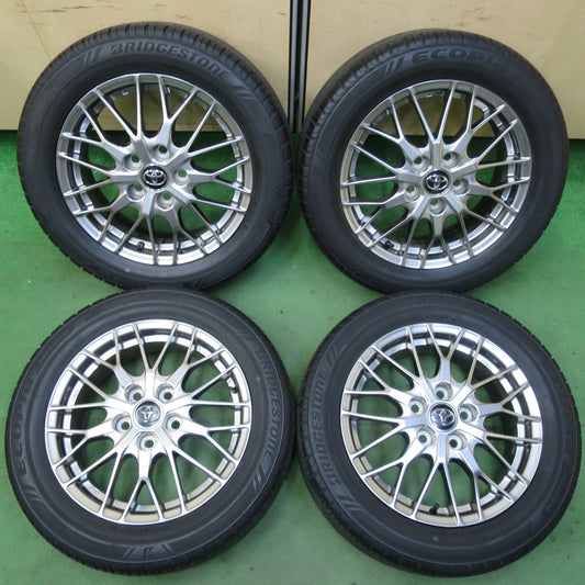 バリ溝！21年！キレイ！9.5分★トヨタ 80系 ノア ヴォクシー 純正 BBS 205/55R16 ブリヂストン エコピア NH100 16インチ PCD114.3/5H★5070308イノ