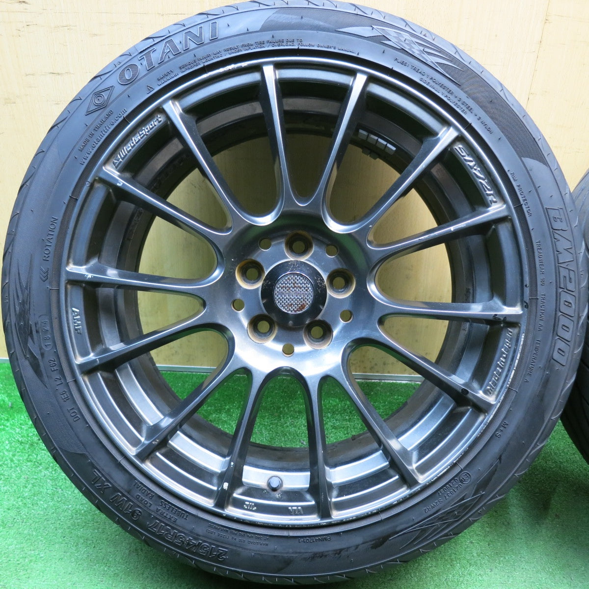 4本価格！24年◎86 BRZ 等 wedsSport SA-72R 215/45R17 オータニ BM2000 シバタ レイダン ウェッズスポーツ 17インチ PCD100/5H◎6062804HAノ