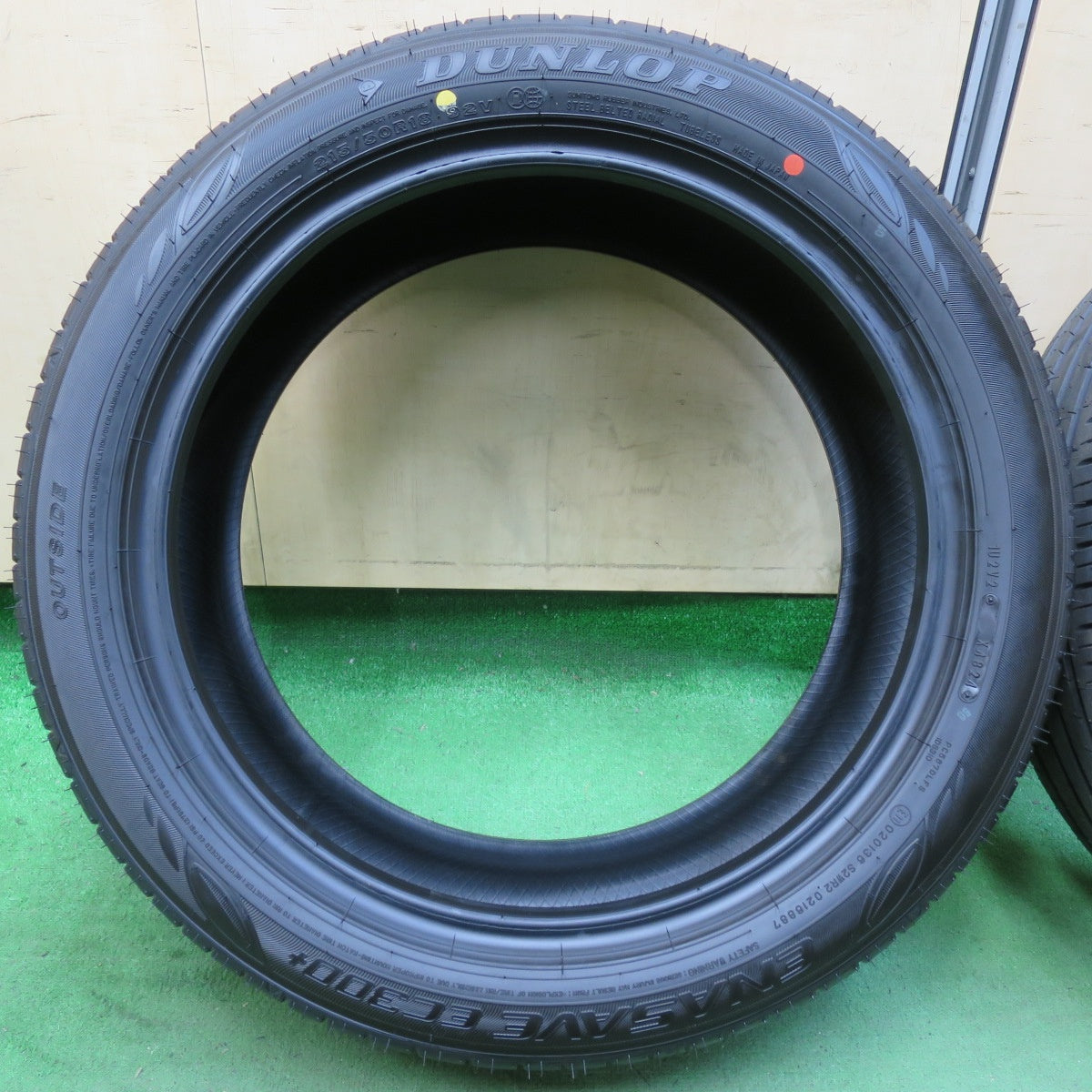[送料無料] 新車外し！24年★215/50R18 ダンロップ エナセーブ EC300+ タイヤ 18インチ ヤリスクロス CX-3 等★5030614イノタ
