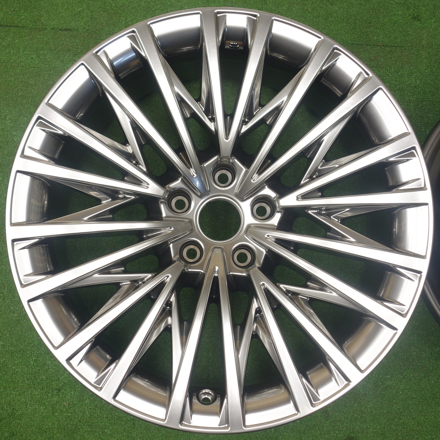 新車外し★レクサス LS 純正 OP ハイパー クロム メタリック ホイール 20インチ 20×8.5J PCD120/5H★6022102KTホ
