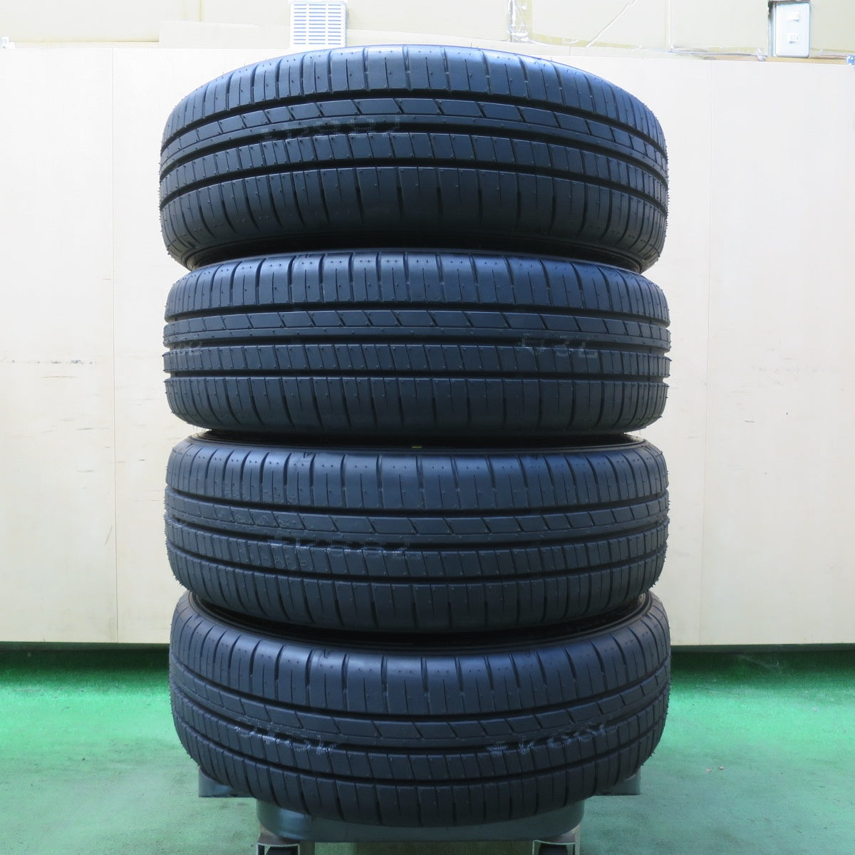 未使用！25年★RAYS TE37 SONIC 鍛造 165/50R16 グッドイヤー EfficientGrip Comfort 16インチ レイズ 軽サイズ PCD100/4H★5092913イノ