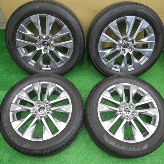 バリ溝！23年！キレイ！9.5分★トヨタ RAV4 G Z パッケージ 純正 235/55R19 ヨコハマ AVID GT 19インチ PCD114.3/5H★5112806NKノ
