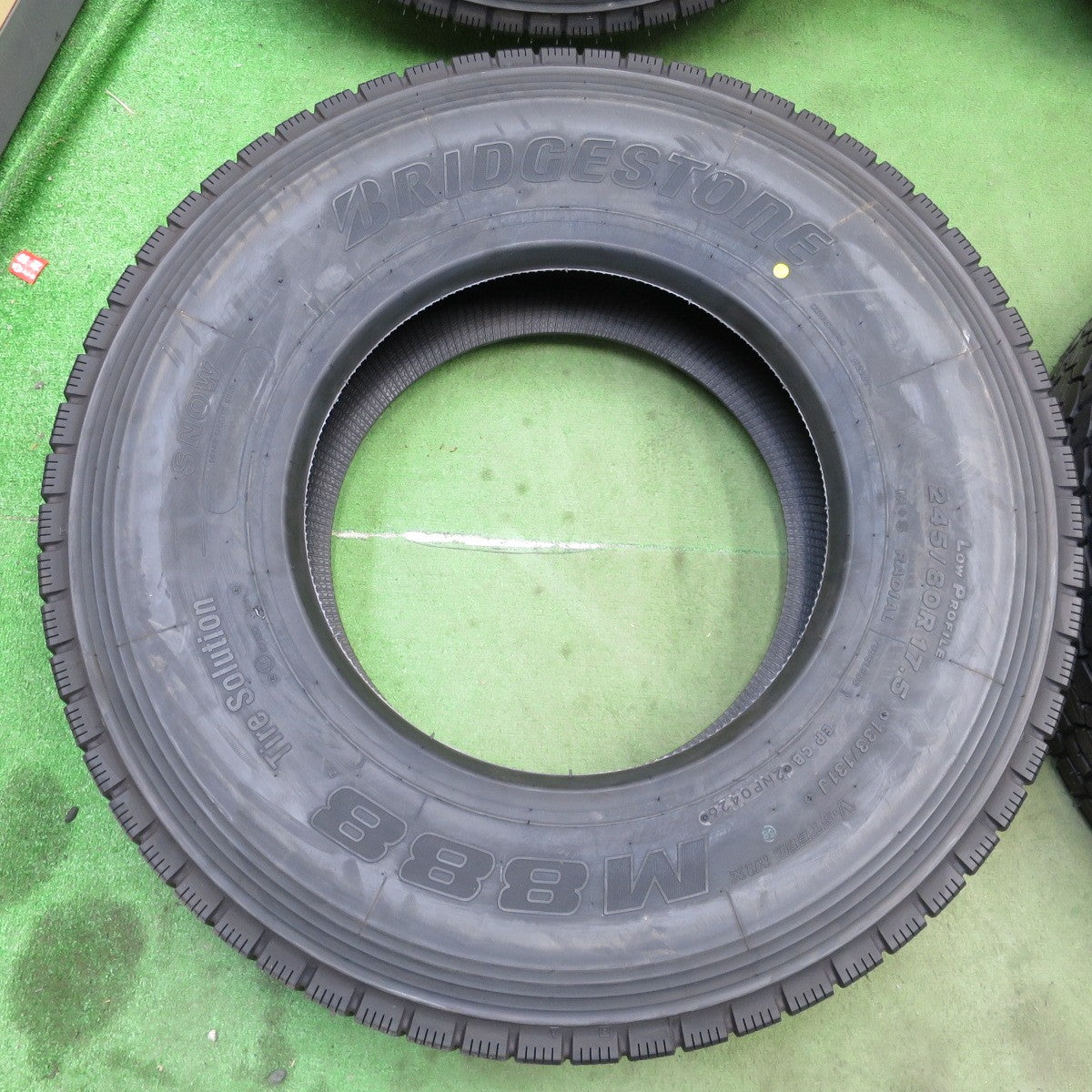 未使用！26年！6本◎トラック タイヤ 245/80R17.5 133/131J ブリヂストン M888 ミックス オールシーズン 17.5インチ◎6092501NGスタ