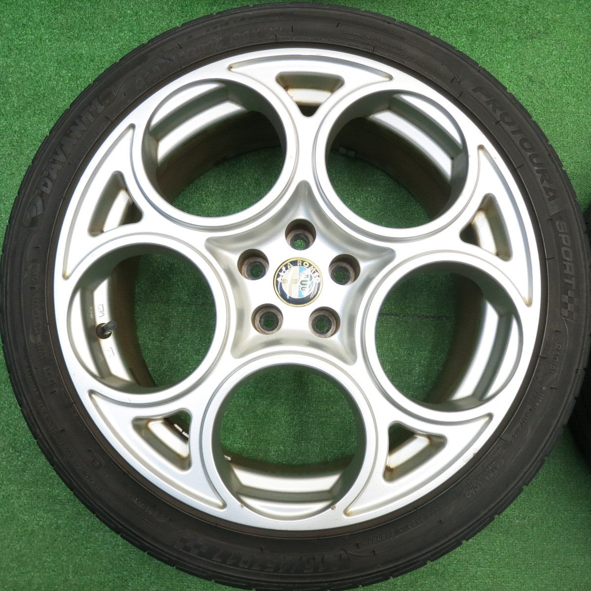 4本価格！22年★アルファロメオ 147 GTA 純正 215/45R17 ダヴァンティ PROTOURA SPORT 17インチ PCD98/5H★5111308HAノ