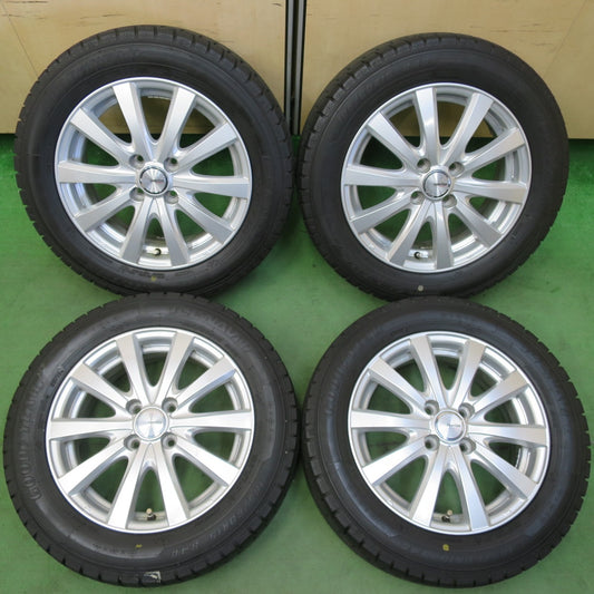 バリ溝！22年！キレイ！9分★スタッドレス 185/60R15 グッドイヤー アイスナビ7 ravrion RS01 ラブリオン 15インチ PCD100/4H★5050509イス