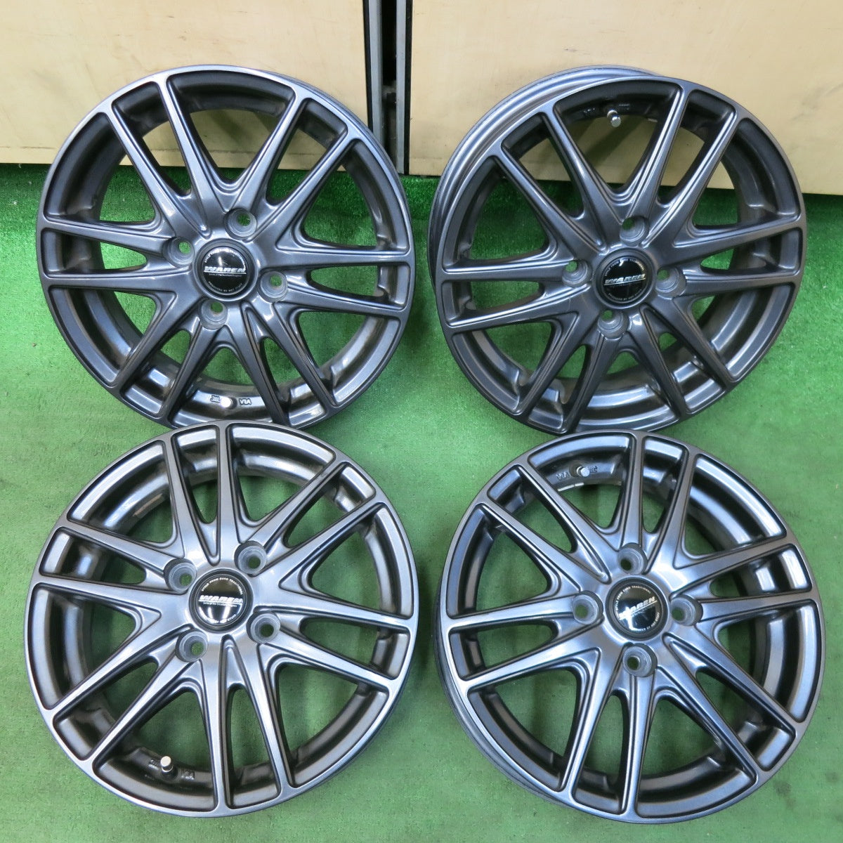 [送料無料] 4本価格★WAREN HOT STUFF ヴァーレン ホットスタッフ 14インチ ホイール 14×4.5J PCD100/4H★5031209SYホ