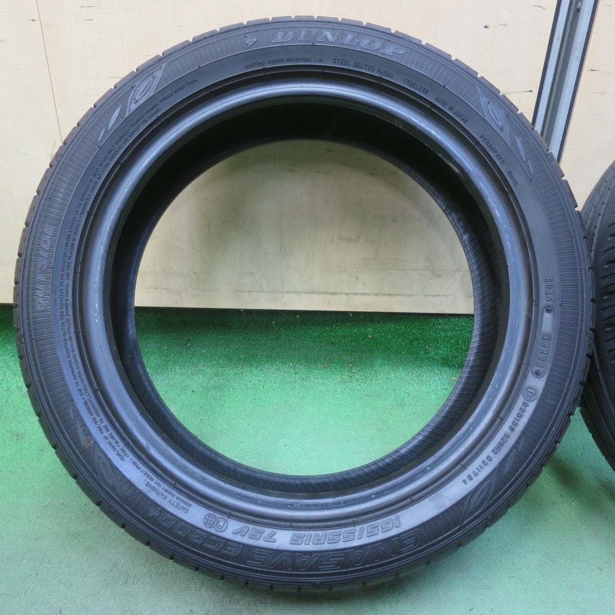 バリ溝！24年！9.5分★165/55R15 ダンロップ エナセーブ EC300+ タイヤ 15インチ 軽サイズ ピクシスジョイ ピクシスメガ 等★6061806イノタ