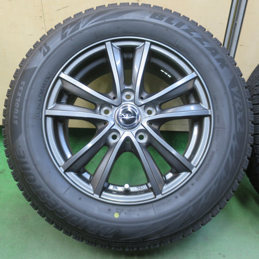 バリ溝！23年！キレイ！9分◎スタッドレス 195/65R15 ブリヂストン ブリザック VRX2 NIRVANA NV ニルヴァーナ ニルバーナ 15インチ PCD114.3/5H◎6100604イス