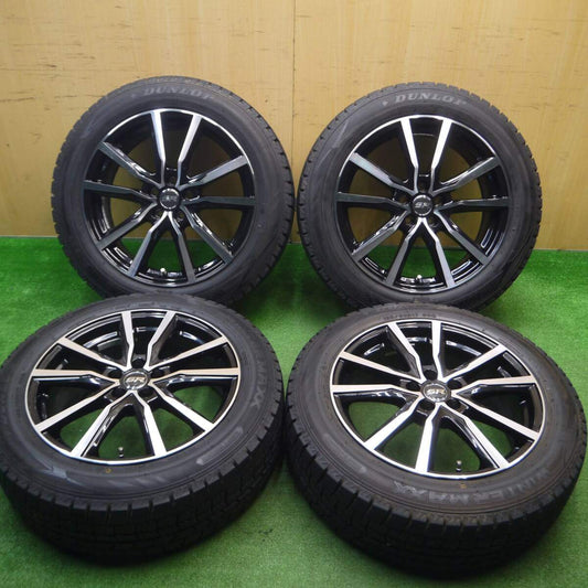 超バリ溝！21年！ほぼ10分★ロッキー ライズ 等 195/60R17 スタッドレス ダンロップ ウインターマックス WM02 STRANGER ストレンジャー 17インチ PCD100/5H★4122407Hス