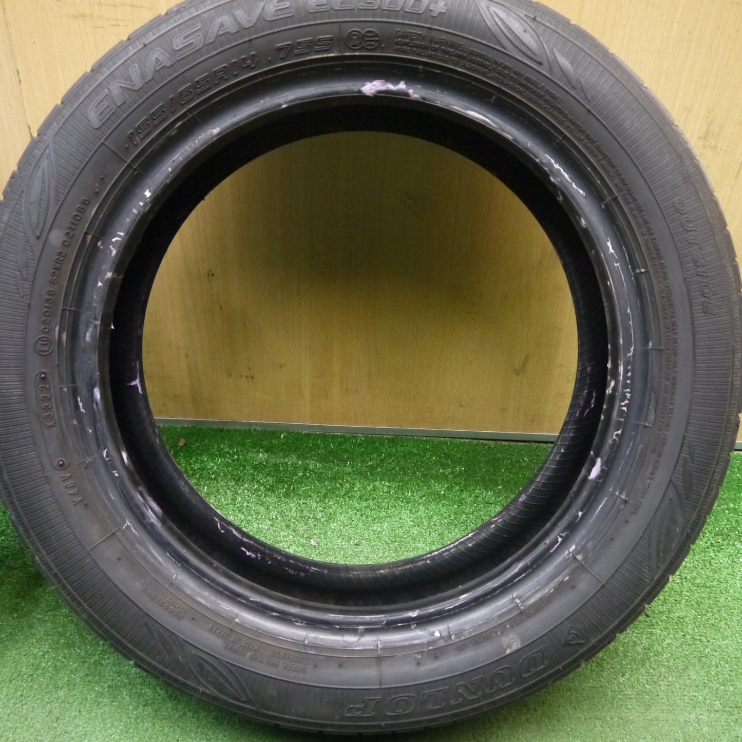 2本価格！22年★155/65R14 ダンロップ エナセーブ EC300+ タイヤ 14インチ スペーシア ラパン ムーヴ キャンパス ekクロス 等★6033101Hノタ