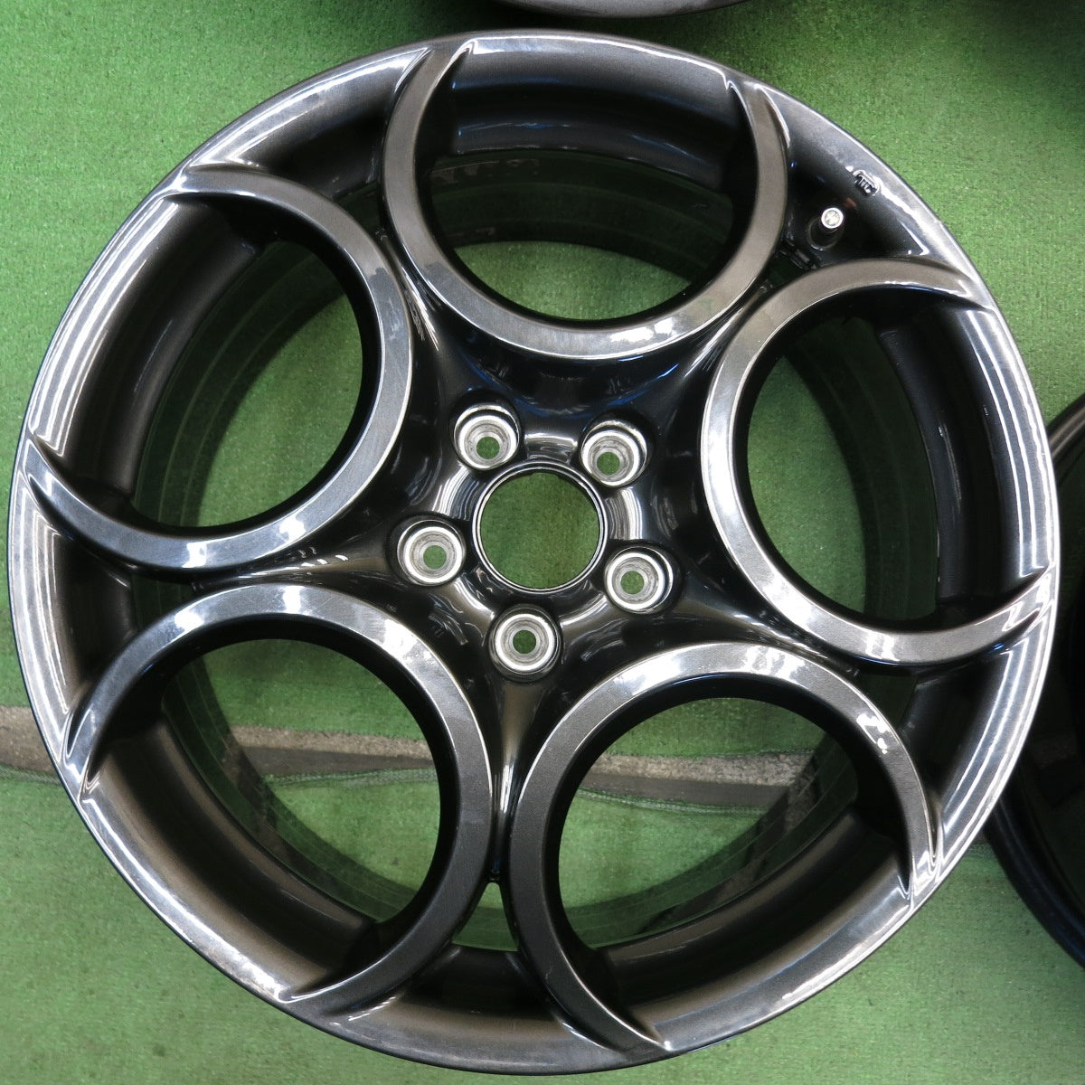 4本価格◎アルファロメオ ジュリエッタ 純正 ホイール 18インチ 18×7.5J PCD110/5H◎6080401KKホ