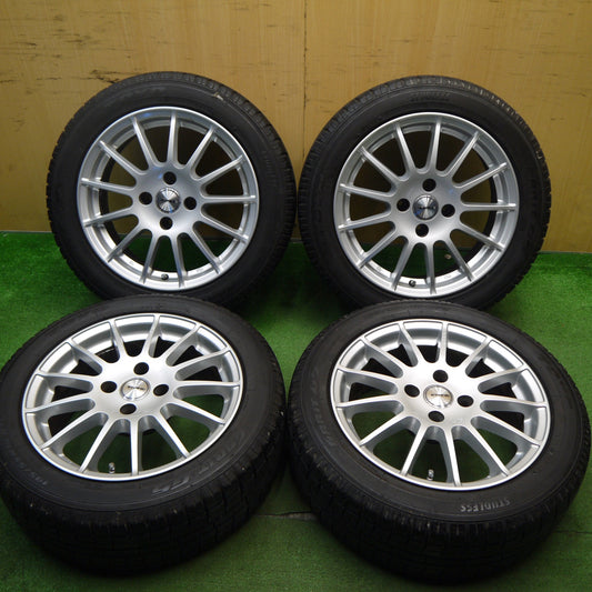 バリ溝！キレイ！8.5分★シトロエン プジョー IRVINE F01 195/55R16 スタッドレス トーヨー ガリット G5 16インチ アーヴィン PCD108/4H★5041506Hス