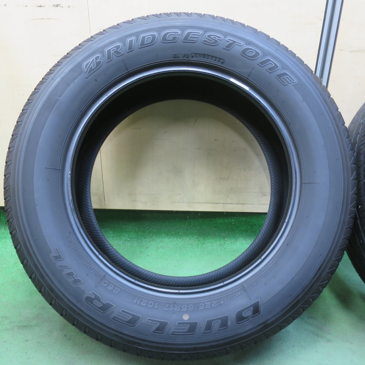 バリ溝！22年！9分★225/65R17 ブリヂストン デューラー H/L 850 DUELER タイヤ 17インチ RAV4 ハリアー CR-V エクストレイル 等★6060404イノタ