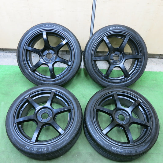 4本価格！22年★RAYS gramLIGHTS 57C6 215/45R17 ラウフェン S FIT as-01 レイズ グラムライツ 17インチ PCD100/4H★6012401ナノ