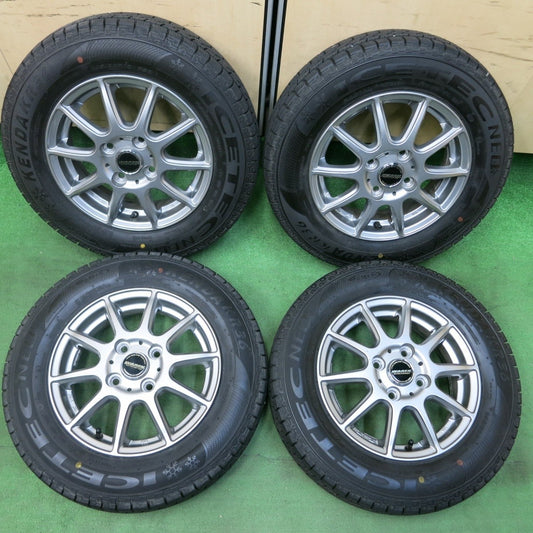 バリ溝！21年！9分★スタッドレス 145/80R13 ケンダ KR36 アイステック ネオ WAREN ヴァーレン PCD100/4H★4102903SYス