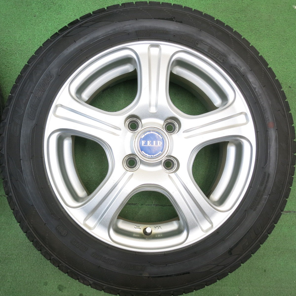ほぼ未使用！24年★165/70R14 ダンロップ エナセーブ EC204 FEID フェイド 14インチ PCD100/4H★6050607HAノ
