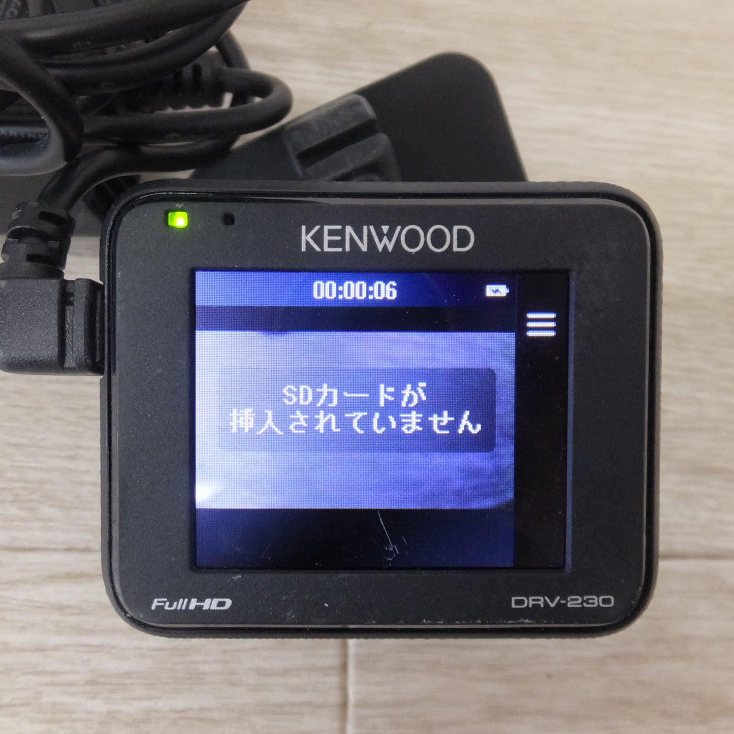 [送料無料] ★ケンウッド KENWOOD 2018年製 スタンダード ドライブレコーダー DRV-230 SDカードなし[81]★