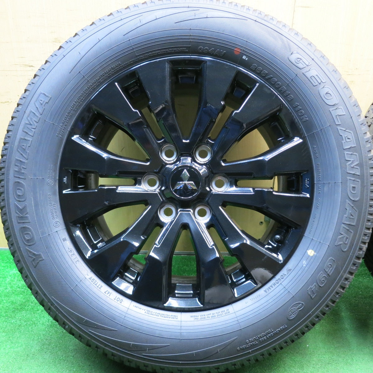 新車外し！24年★三菱 トライトン GSR 純正 265/60R18 ヨコハマ ジオランダー G94 G94AV 18インチ PCD139.7/6H★5050505HAノ