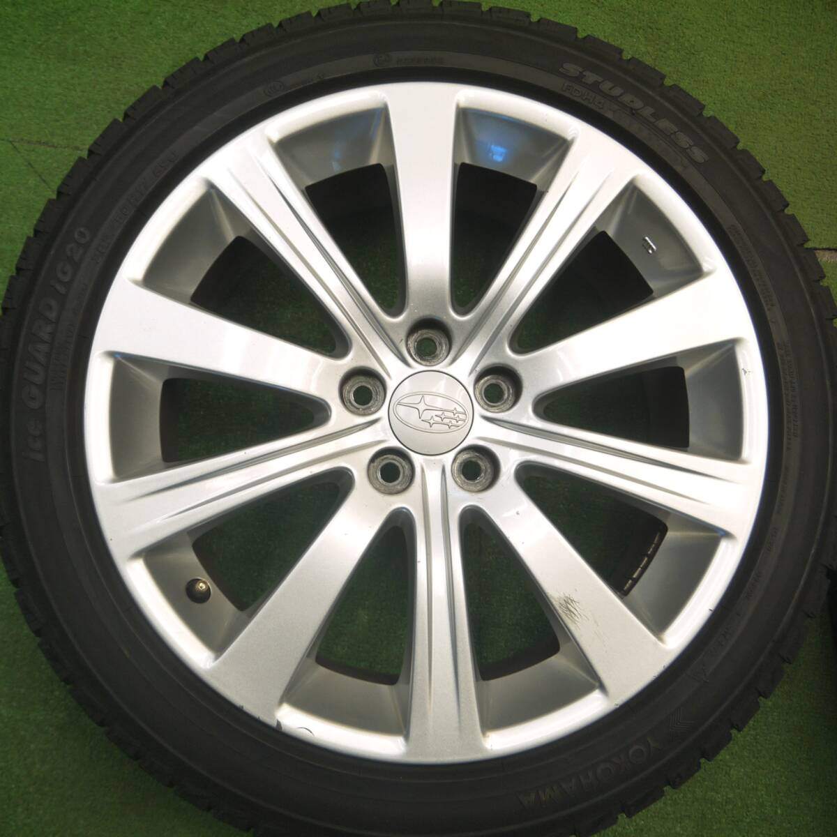 4本価格★スバル インプレッサ 等 純正 205/50R17 スタッドレス ヨコハマ アイスガード iG20 17インチ PCD100/5H★5021004Hス