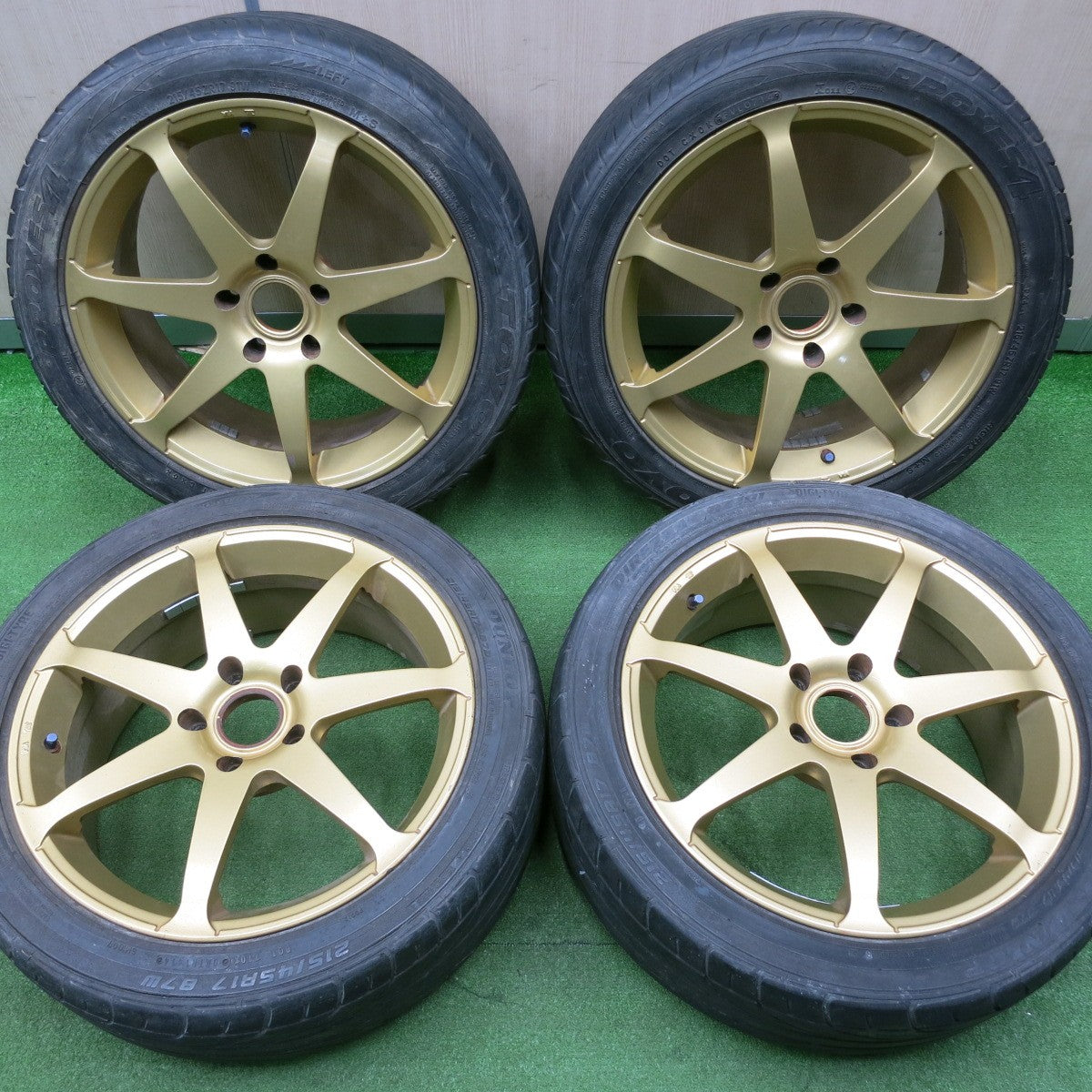 [送料無料] 4本価格★RAYS CAMPIONATO-SS7 215/45R17 ダンロップ DIREZZA DZ101 トーヨー プロクセス4 レイズ カンピオナート 17インチ PCD114.3/5H★5010204NJノ