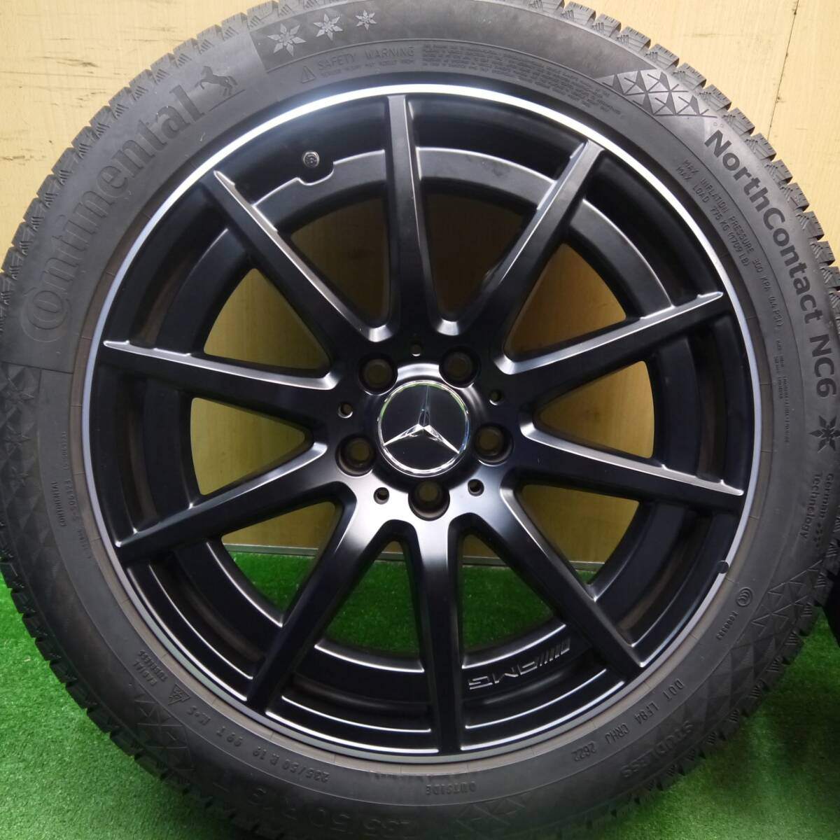 バリ溝！22年！キレイ！9.5分以上★ベンツ GLBクラス X247 純正 AMG 235/50R19 スタッドレス コンチネンタル ノースコンタクト NC6 19インチ PCD112/5H★5032504Hス