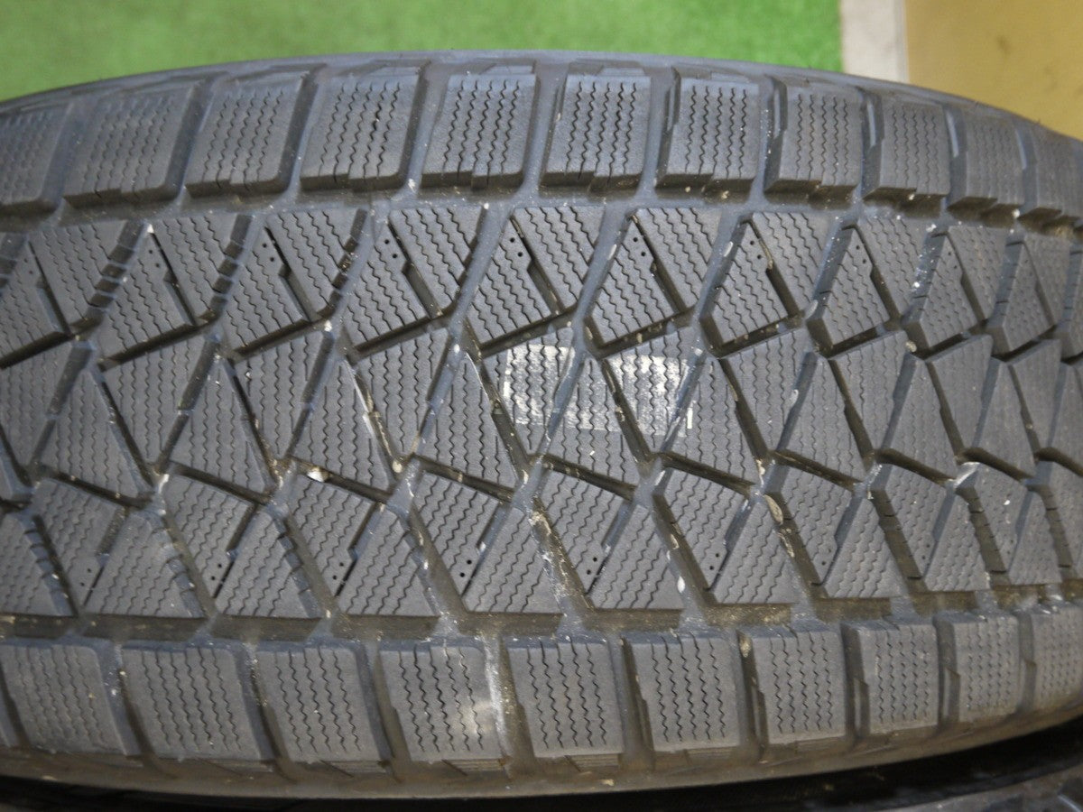 [送料無料] バリ溝！キレイ！9.5分★ベンツ Gクラス 等 ユーロプレミアム 265/60R18 スタッドレス ブリヂストン DM-V2 ヴェルナー PCD130/5H★2060802クス