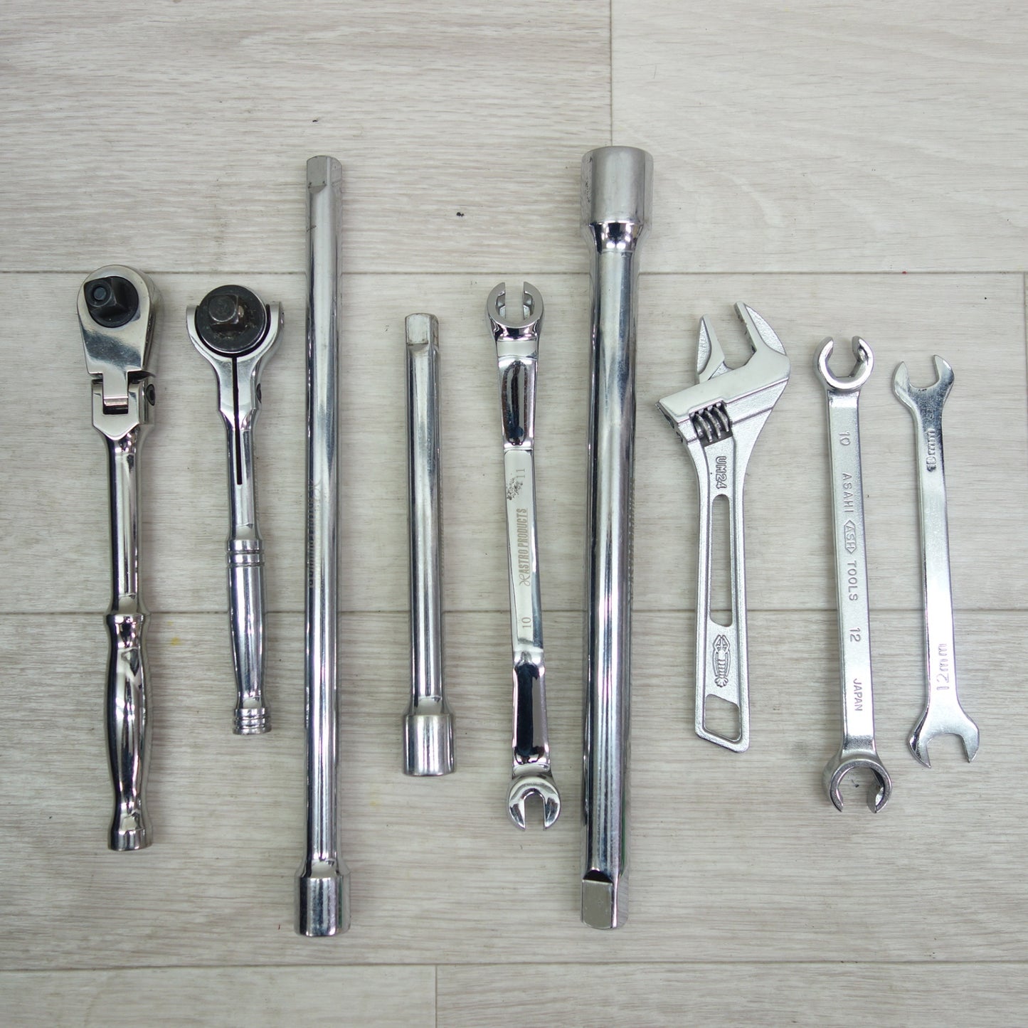 [送料無料] 大量！まとめ売り☆ASTRO PRODUCTS アストロプロダクツ 工具箱 道具箱 工具 セット レンチ ノギス ドライバー 等☆